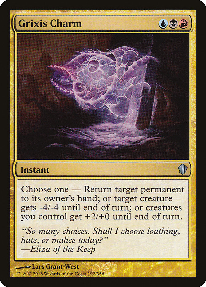Grixis Charm [Commander 2013] MTG Single Magic: The Gathering | Red Claw Gaming
