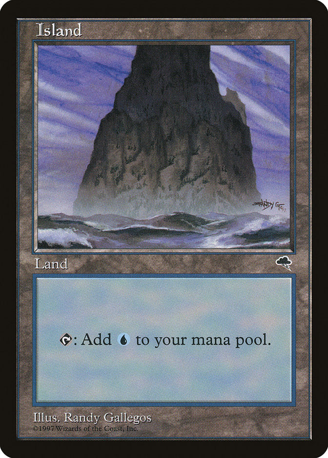 Island (Purple Sky and Water) [Tempest] MTG Single Magic: The Gathering | Red Claw Gaming
