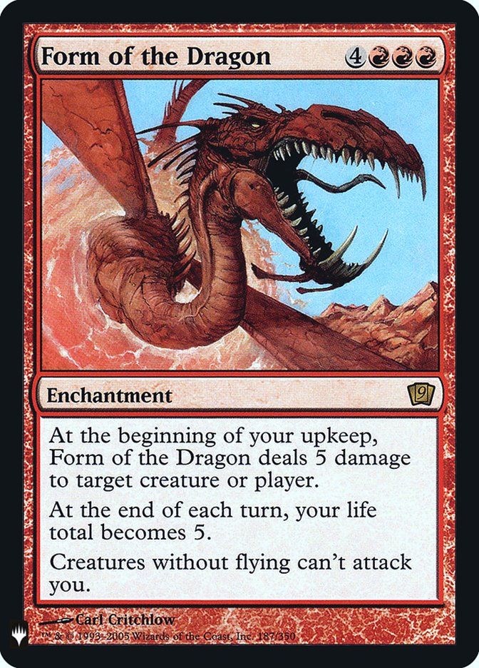 Form of the Dragon [Mystery Booster] MTG Single Magic: The Gathering | Red Claw Gaming