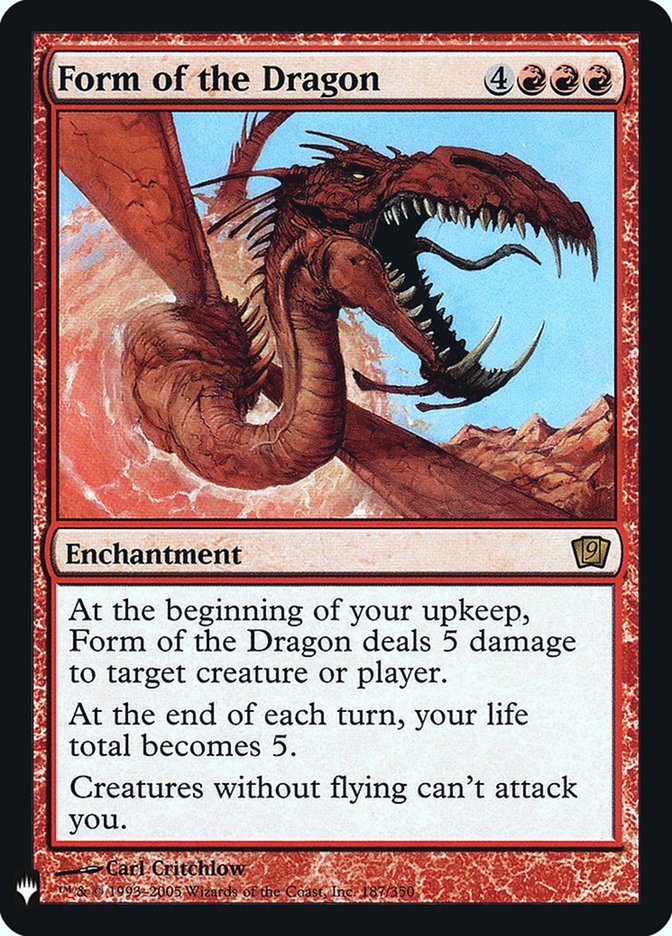 Form of the Dragon [Mystery Booster] MTG Single Magic: The Gathering    | Red Claw Gaming