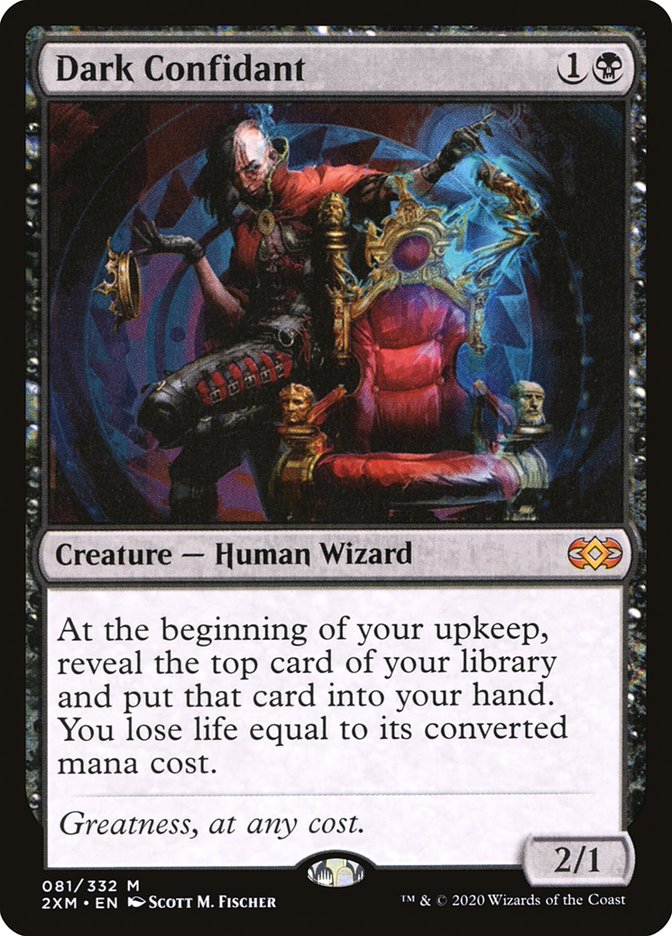 Dark Confidant [Double Masters] MTG Single Magic: The Gathering | Red Claw Gaming