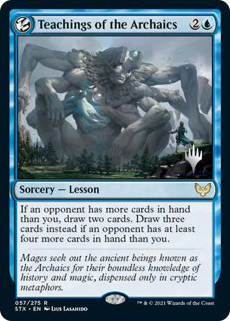 Teachings of the Archaics (Promo Pack) [Strixhaven: School of Mages Promos] MTG Single Magic: The Gathering | Red Claw Gaming
