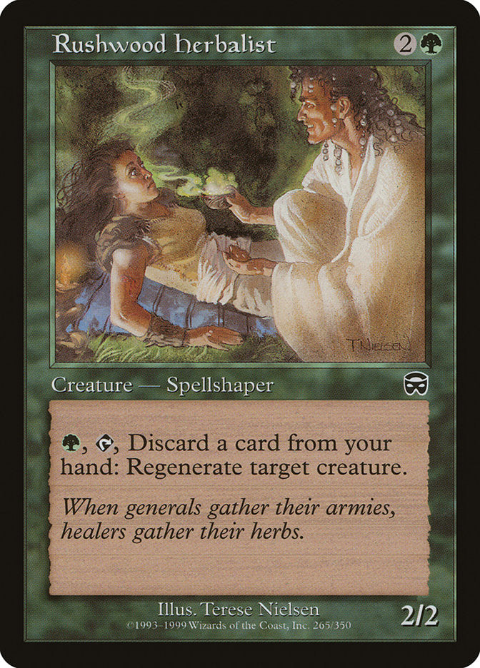 Rushwood Herbalist [Mercadian Masques] MTG Single Magic: The Gathering | Red Claw Gaming