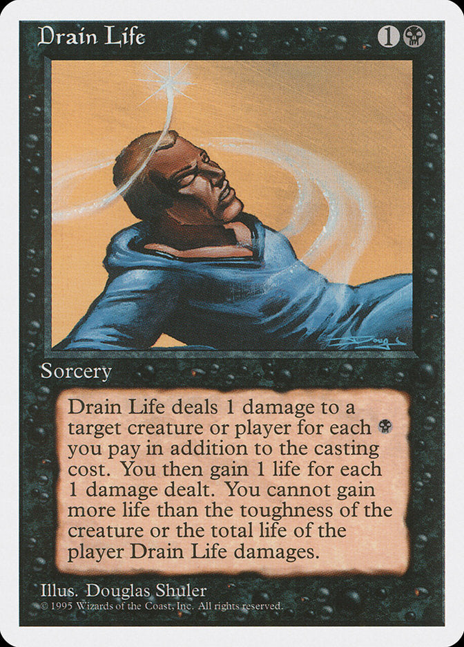 Drain Life [Fourth Edition] MTG Single Magic: The Gathering | Red Claw Gaming