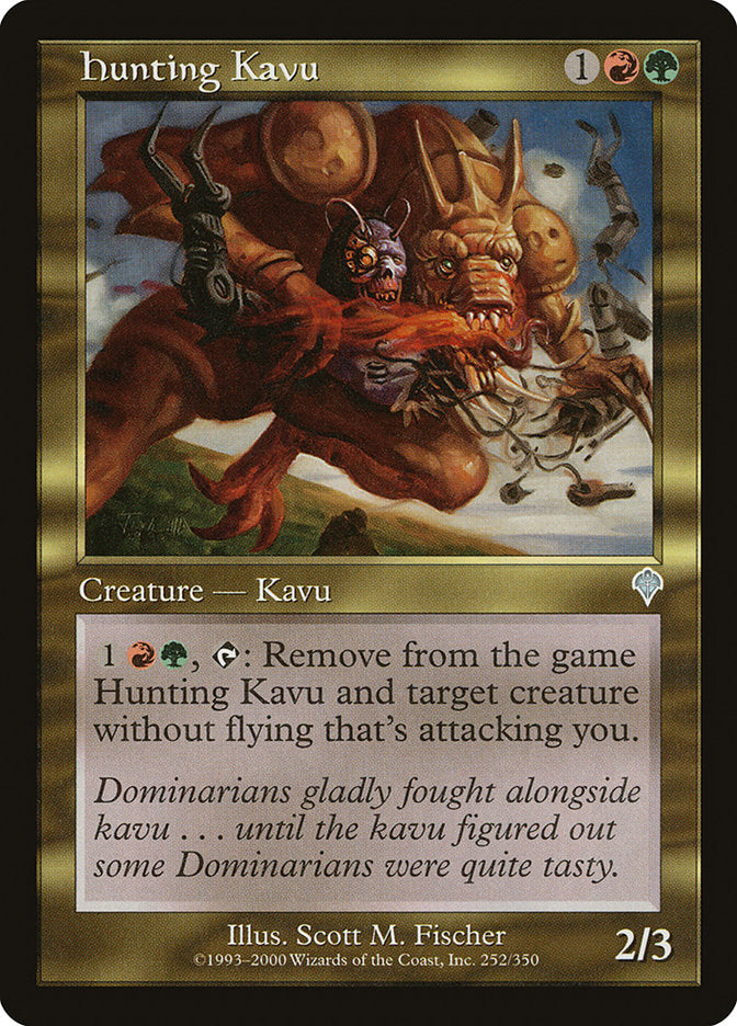 Hunting Kavu [Invasion] MTG Single Magic: The Gathering | Red Claw Gaming