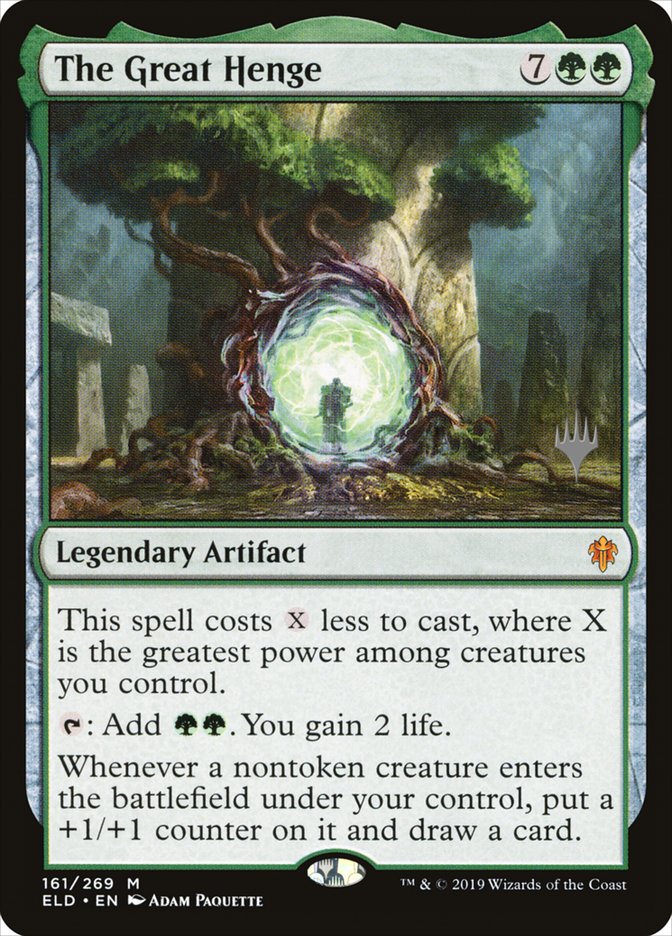 The Great Henge (Promo Pack) [Throne of Eldraine Promos] MTG Single Magic: The Gathering | Red Claw Gaming