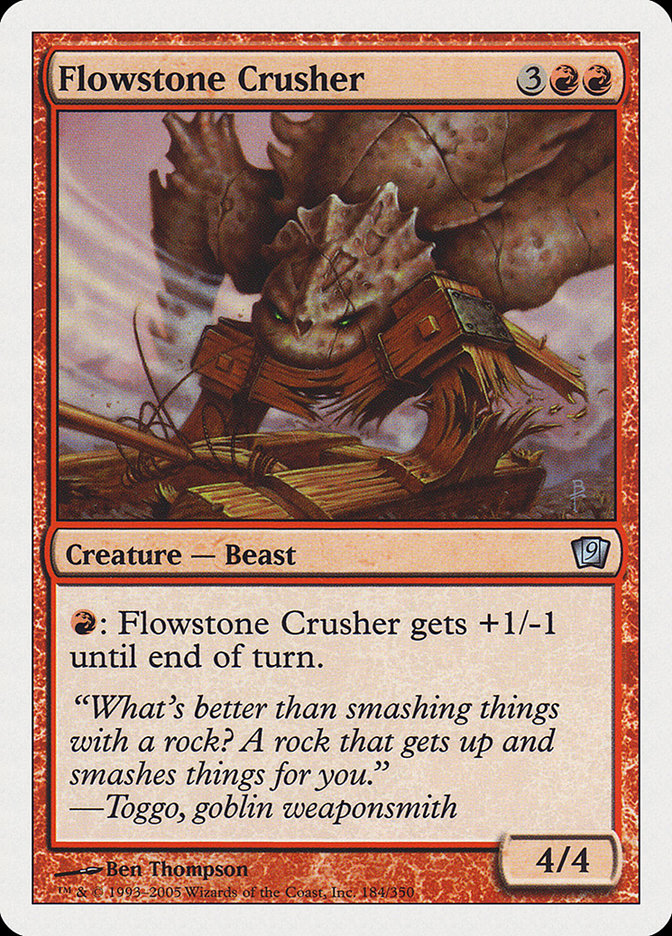 Flowstone Crusher [Ninth Edition] MTG Single Magic: The Gathering | Red Claw Gaming