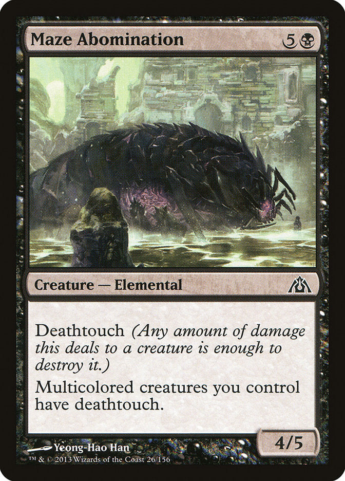 Maze Abomination [Dragon's Maze] MTG Single Magic: The Gathering | Red Claw Gaming