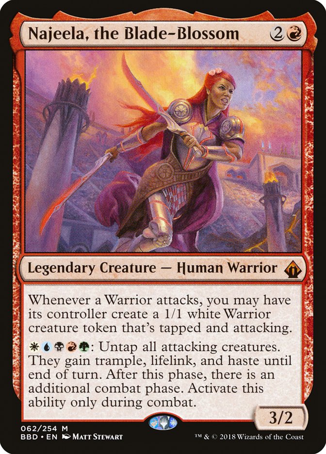Najeela, the Blade-Blossom [Battlebond] MTG Single Magic: The Gathering | Red Claw Gaming