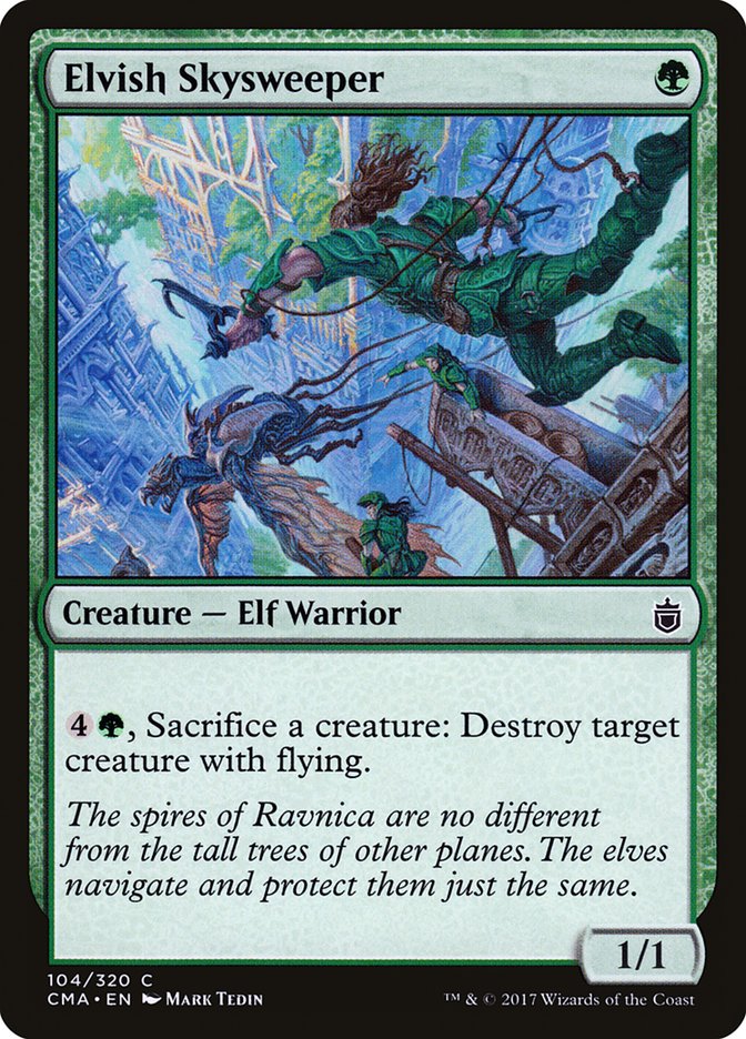 Elvish Skysweeper [Commander Anthology] MTG Single Magic: The Gathering | Red Claw Gaming