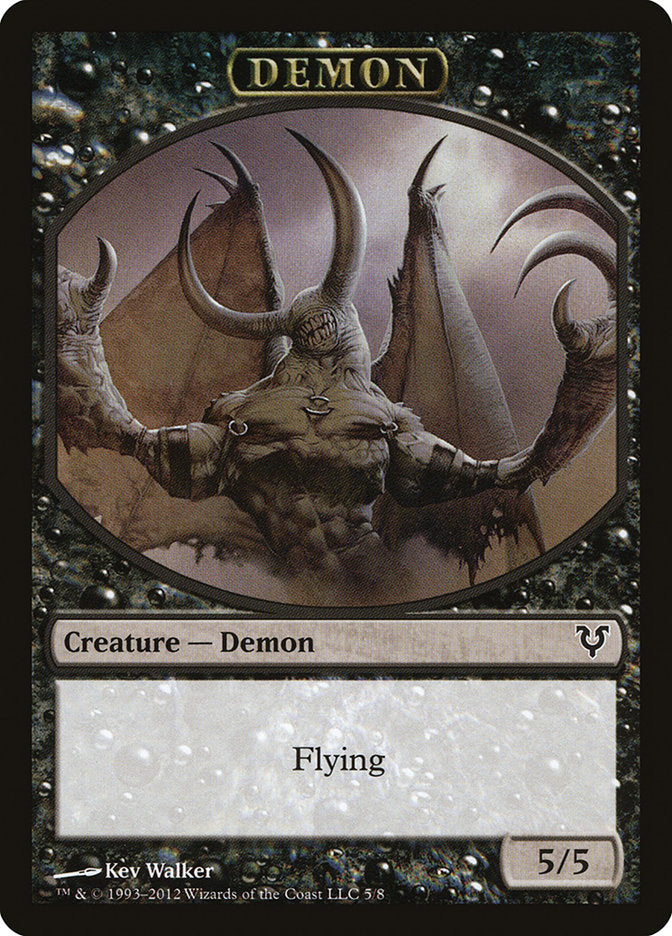 Demon Token [Avacyn Restored Tokens] MTG Single Magic: The Gathering | Red Claw Gaming