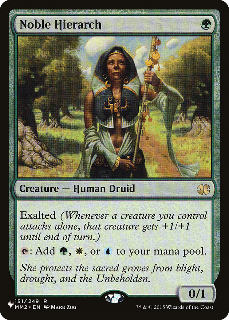 Noble Hierarch [The List] MTG Single Magic: The Gathering | Red Claw Gaming