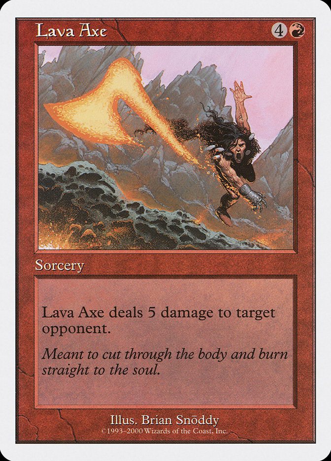 Lava Axe [Starter 2000] MTG Single Magic: The Gathering | Red Claw Gaming