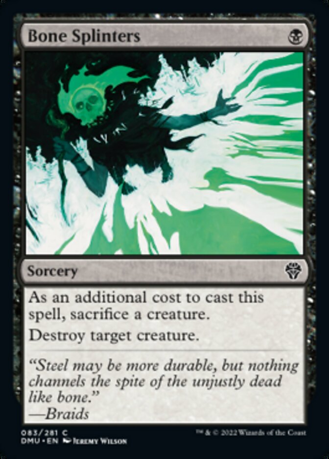 Bone Splinters [Dominaria United] MTG Single Magic: The Gathering | Red Claw Gaming