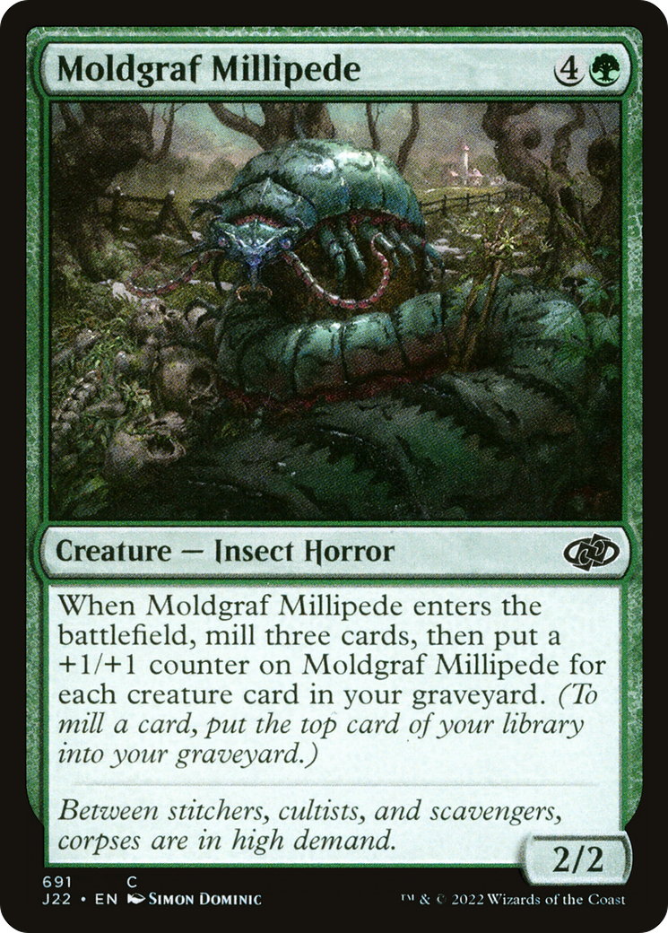 Moldgraf Millipede [Jumpstart 2022] MTG Single Magic: The Gathering | Red Claw Gaming
