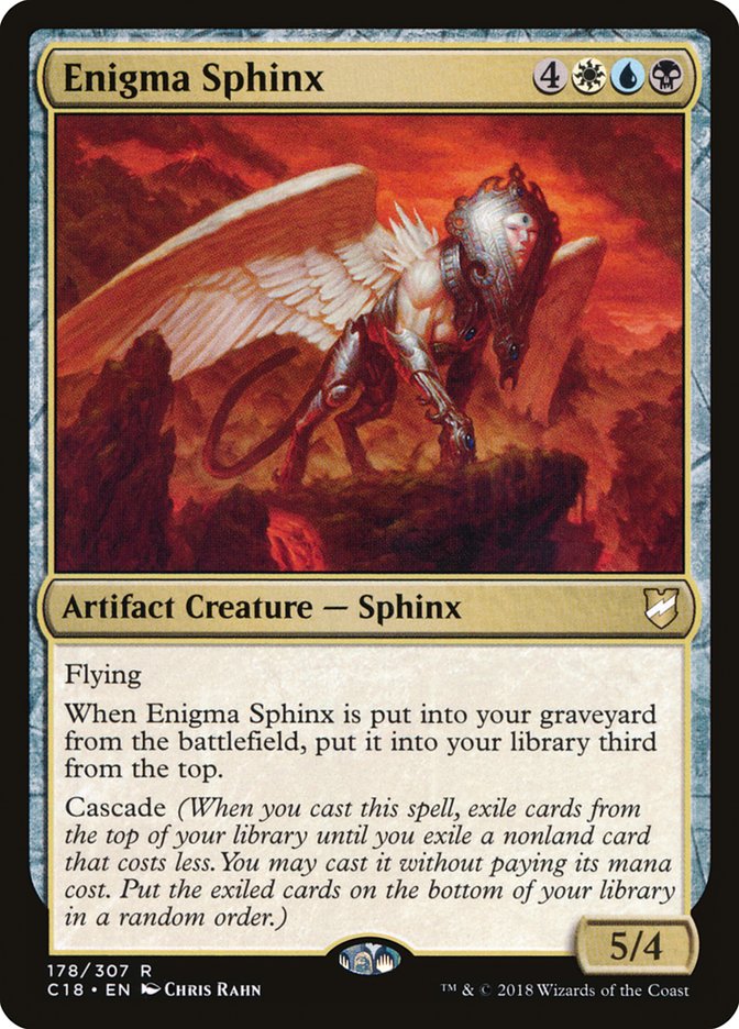 Enigma Sphinx [Commander 2018] MTG Single Magic: The Gathering | Red Claw Gaming