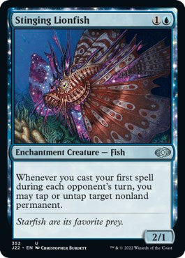 Stinging Lionfish [Jumpstart 2022] MTG Single Magic: The Gathering | Red Claw Gaming