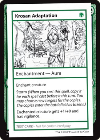 Krosan Adaptation (2021 Edition) [Mystery Booster Playtest Cards] MTG Single Magic: The Gathering | Red Claw Gaming