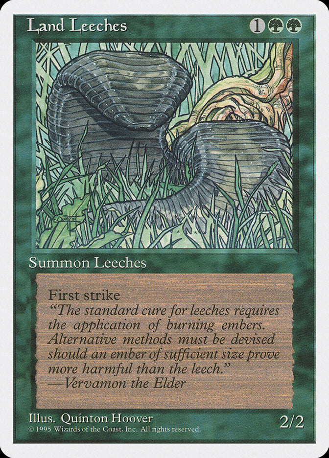 Land Leeches [Fourth Edition] MTG Single Magic: The Gathering | Red Claw Gaming