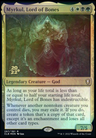 Myrkul, Lord of Bones [Commander Legends: Battle for Baldur's Gate Prerelease Promos] MTG Single Magic: The Gathering | Red Claw Gaming