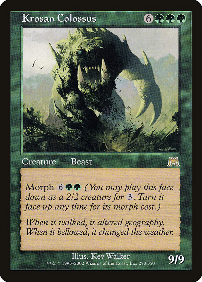 Krosan Colossus [Onslaught] MTG Single Magic: The Gathering | Red Claw Gaming