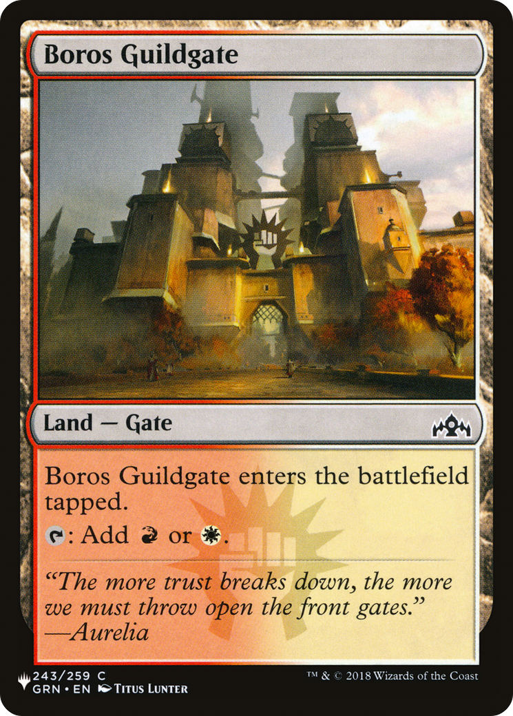 Boros Guildgate [The List] MTG Single Magic: The Gathering | Red Claw Gaming