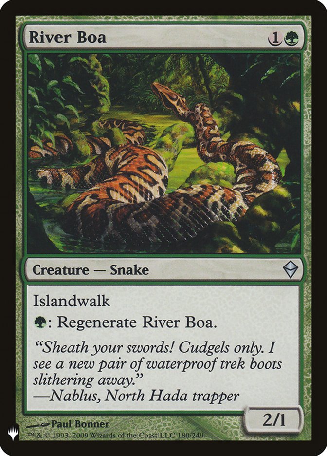River Boa [Mystery Booster] MTG Single Magic: The Gathering | Red Claw Gaming