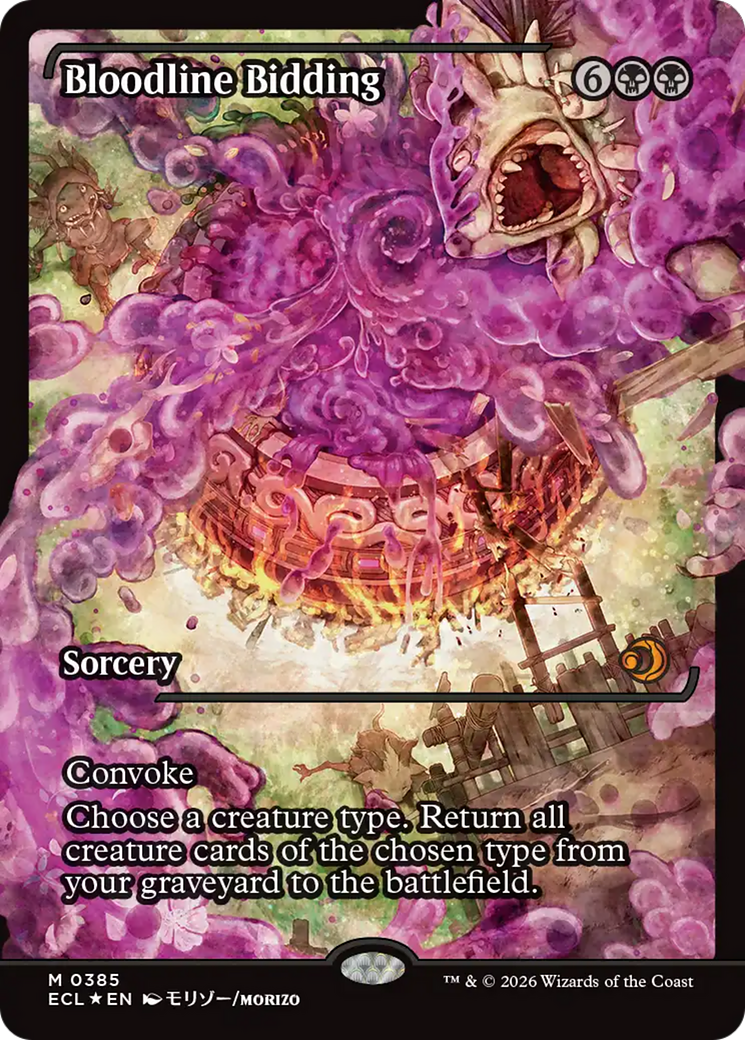 Bloodline Bidding (Showcase) [Lorwyn Eclipsed] MTG Single Magic: The Gathering | Red Claw Gaming