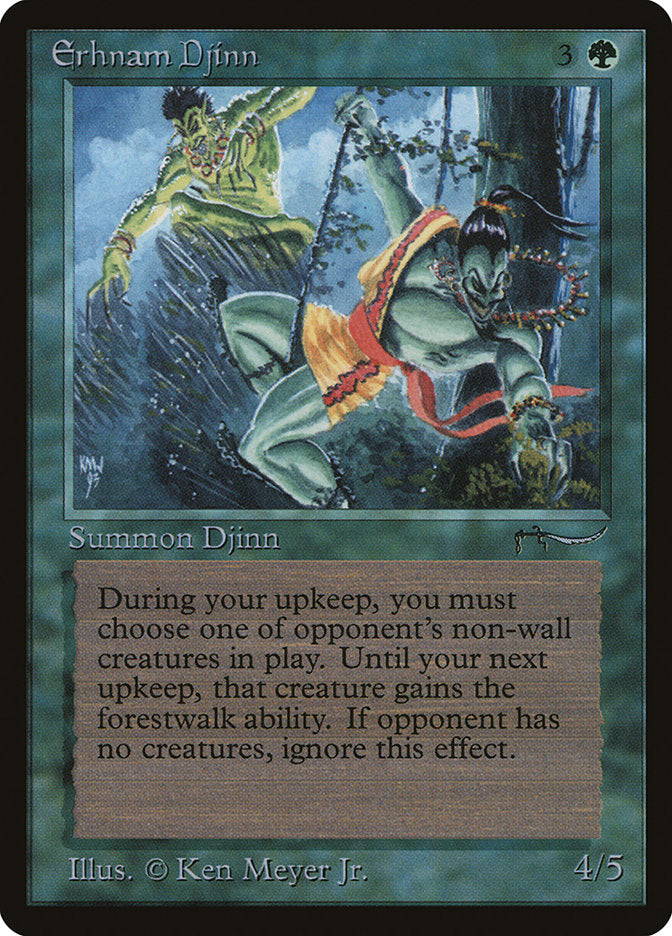 Erhnam Djinn [Arabian Nights] MTG Single Magic: The Gathering | Red Claw Gaming
