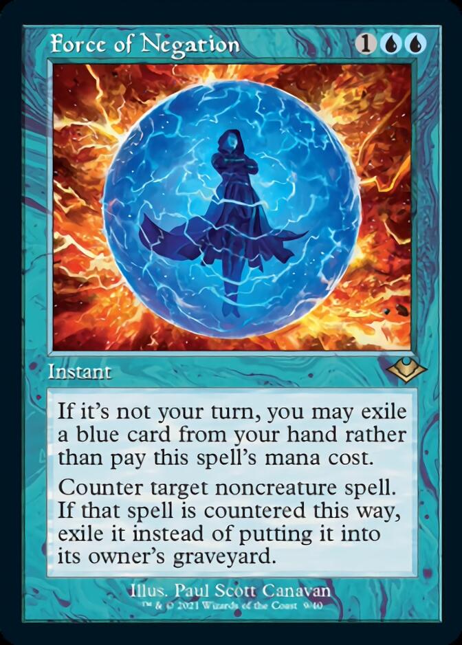 Force of Negation (Retro Foil Etched) [Modern Horizons] MTG Single Magic: The Gathering | Red Claw Gaming