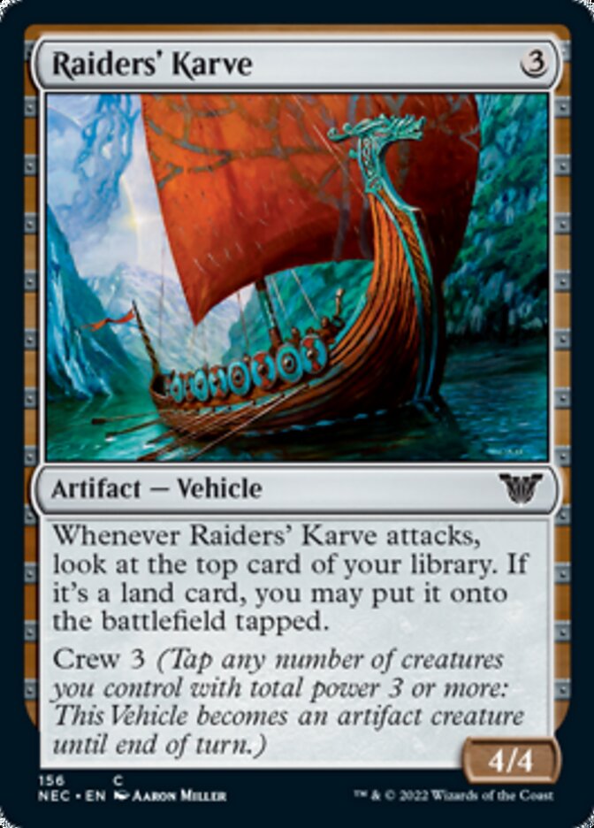 Raiders' Karve [Kamigawa: Neon Dynasty Commander] MTG Single Magic: The Gathering | Red Claw Gaming
