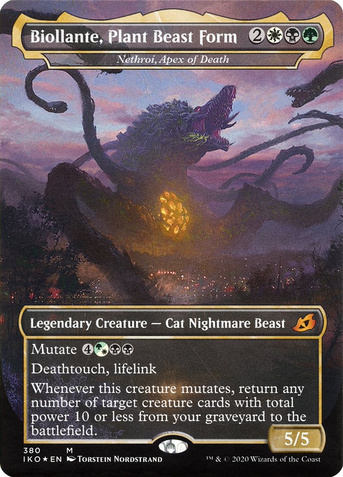 Nethroi, Apex of Death - Biollante, Plant Beast Form (Godzilla Series) [Ikoria: Lair of Behemoths] MTG Single Magic: The Gathering | Red Claw Gaming