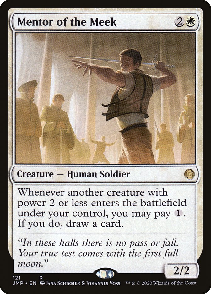 Mentor of the Meek [Jumpstart] MTG Single Magic: The Gathering | Red Claw Gaming