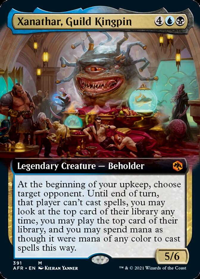 Xanathar, Guild Kingpin (Extended Art) [Dungeons & Dragons: Adventures in the Forgotten Realms] MTG Single Magic: The Gathering | Red Claw Gaming