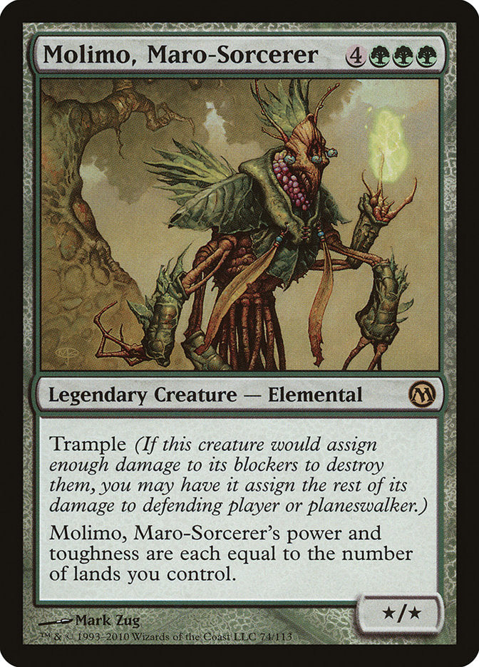 Molimo, Maro-Sorcerer [Duels of the Planeswalkers] MTG Single Magic: The Gathering | Red Claw Gaming