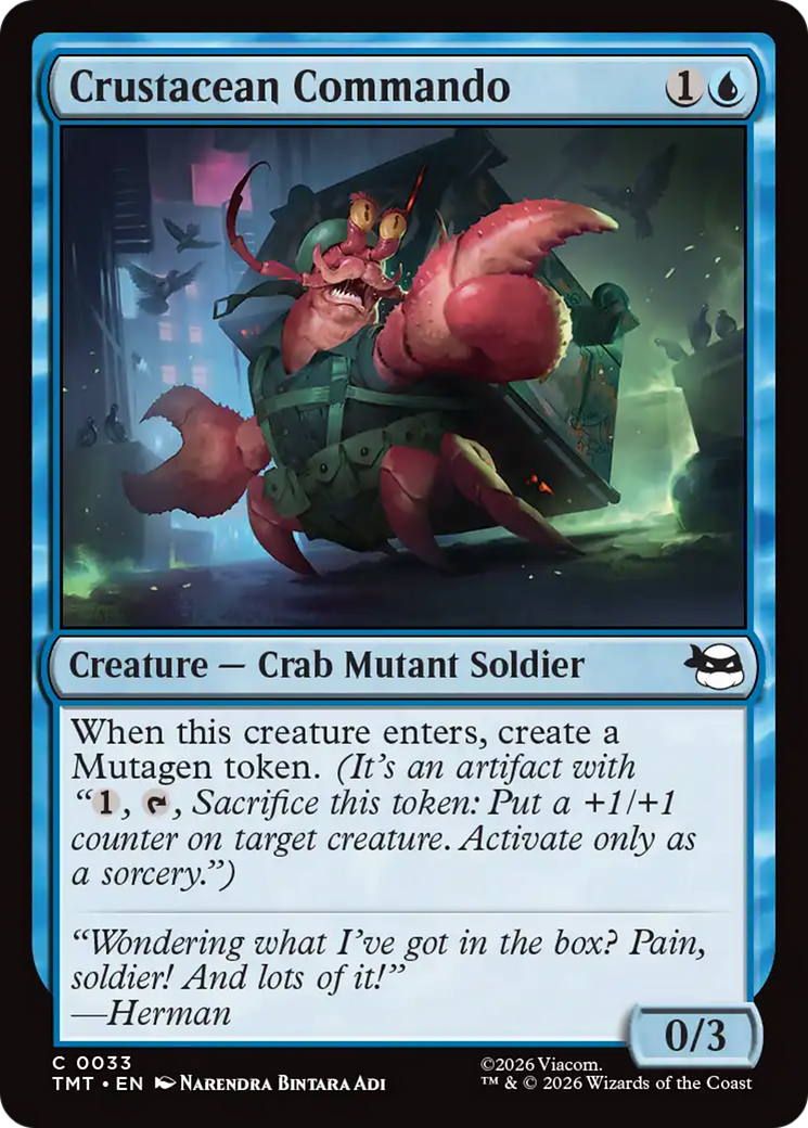 Crustacean Commando [Teenage Mutant Ninja Turtles] MTG Single Magic: The Gathering | Red Claw Gaming