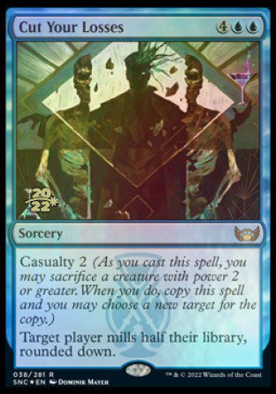 Cut Your Losses [Streets of New Capenna Prerelease Promos] MTG Single Magic: The Gathering | Red Claw Gaming
