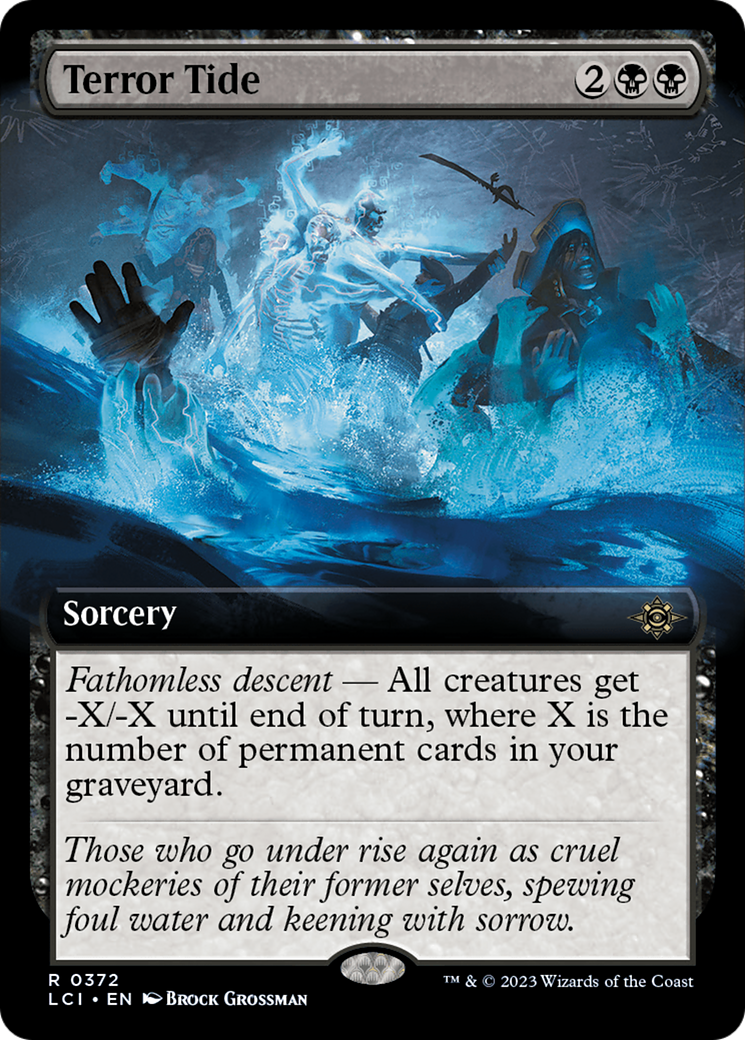 Terror Tide (Extended Art) [The Lost Caverns of Ixalan] MTG Single Magic: The Gathering    | Red Claw Gaming
