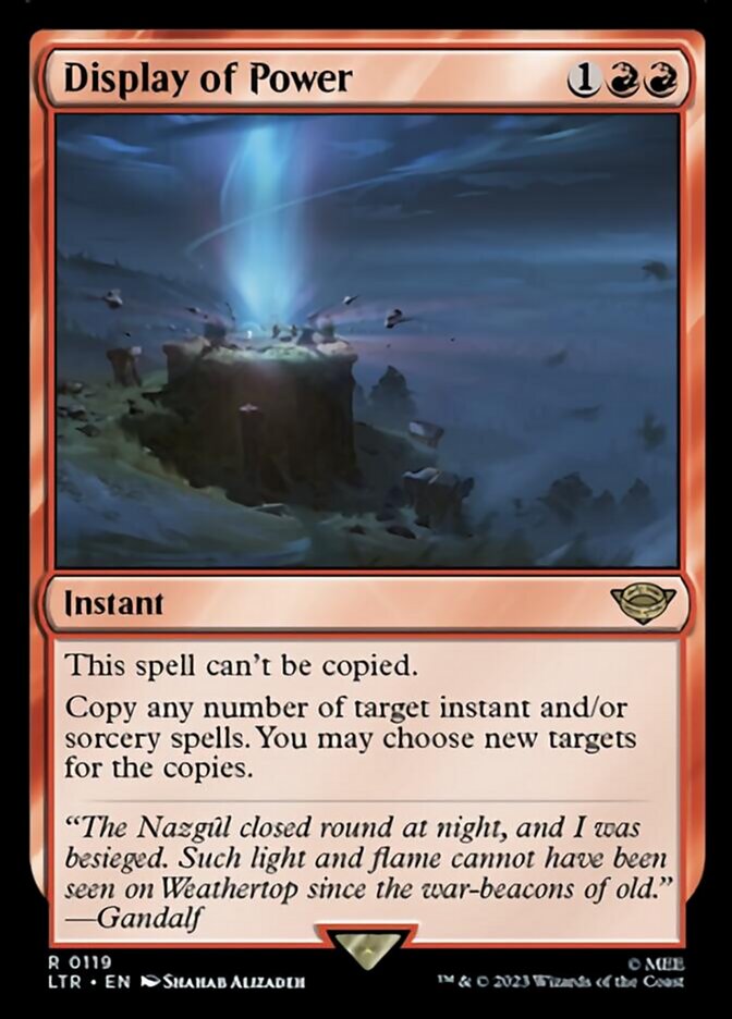 Display of Power [The Lord of the Rings: Tales of Middle-Earth] MTG Single Magic: The Gathering | Red Claw Gaming