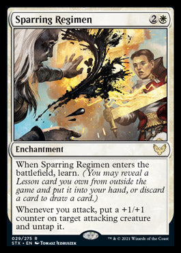 Sparring Regimen [Strixhaven: School of Mages] MTG Single Magic: The Gathering | Red Claw Gaming