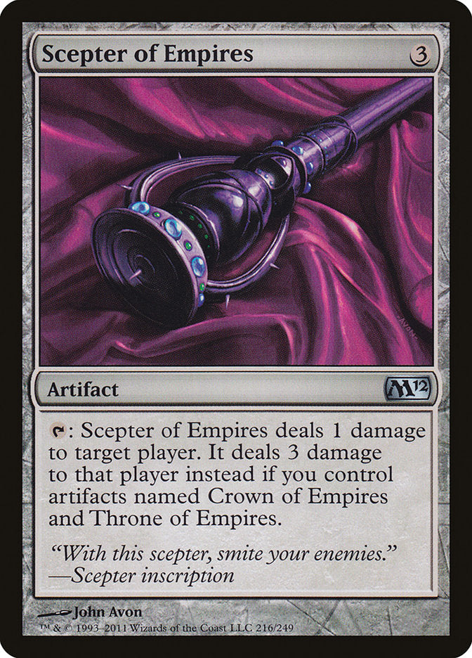 Scepter of Empires [Magic 2012] MTG Single Magic: The Gathering | Red Claw Gaming