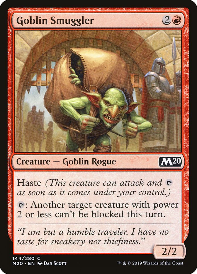 Goblin Smuggler [Core Set 2020] MTG Single Magic: The Gathering | Red Claw Gaming