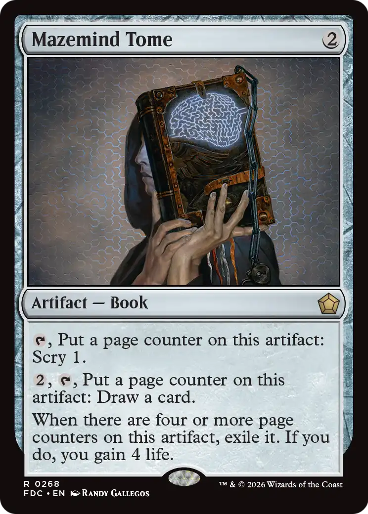 Mazemind Tome [Foundations Commander] | Red Claw Gaming