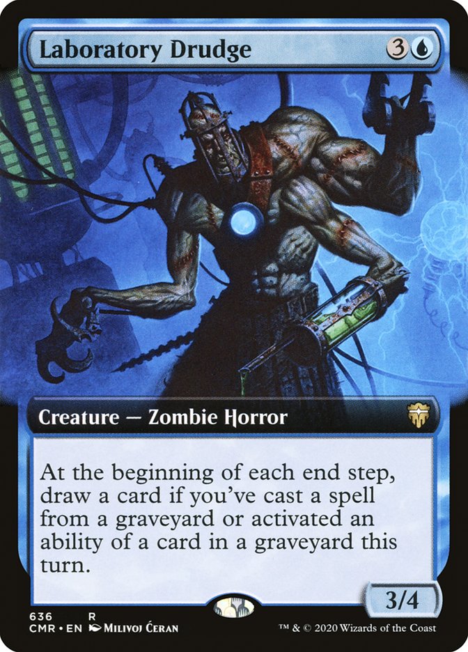 Laboratory Drudge (Extended Art) [Commander Legends] MTG Single Magic: The Gathering | Red Claw Gaming