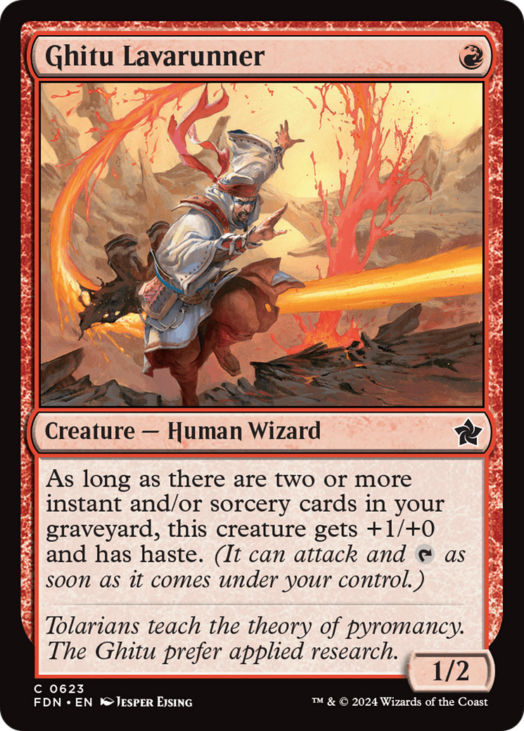 Ghitu Lavarunner [Foundations] MTG Single Magic: The Gathering | Red Claw Gaming