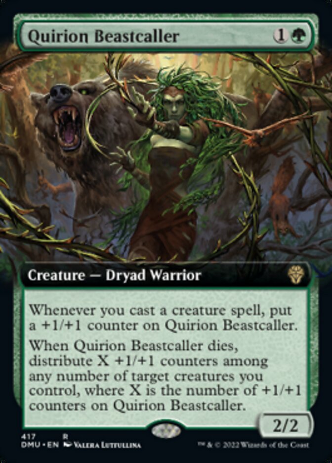 Quirion Beastcaller (Extended Art) [Dominaria United] MTG Single Magic: The Gathering | Red Claw Gaming