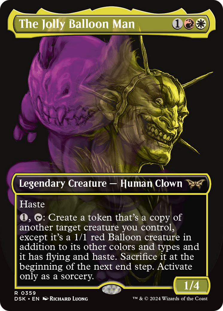 The Jolly Balloon Man (Showcase) [Duskmourn: House of Horror] MTG Single Magic: The Gathering | Red Claw Gaming
