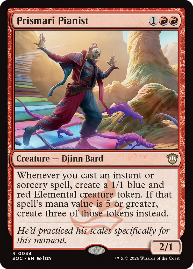 Prismari Pianist [Secrets of Strixhaven Commander] MTG Single Magic: The Gathering | Red Claw Gaming