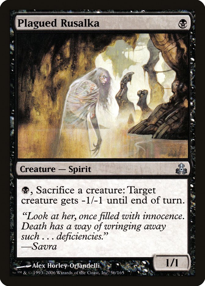 Plagued Rusalka [Guildpact] MTG Single Magic: The Gathering | Red Claw Gaming