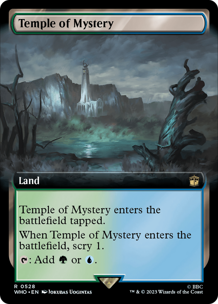 Temple of Mystery (Extended Art) [Doctor Who] MTG Single Magic: The Gathering | Red Claw Gaming